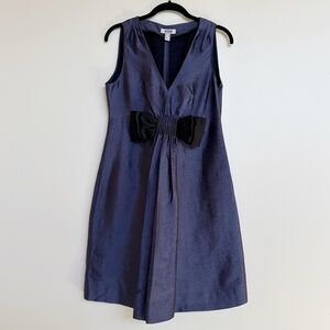 MOSCHINO Cheapandchic Vintage Silk Wool Bow Detail Dress US 10
